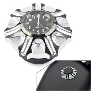I[goCA~KXLbvR^NJo[ƎvtBbgn[[ XL1200 833 Motorcycle Aluminum Gas Cap Fuel Tank Cover with Watch Fit For Harley XL1200 833
