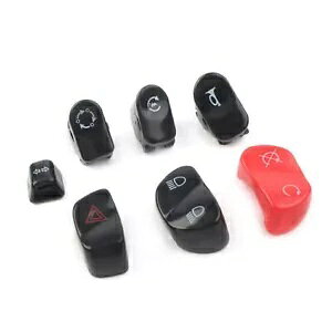 7x nhRg[XCb`nEWO{^Jo[Lbv ABS LbgtBbgrNg[ 7x Hand Control Switch Housing Button Cover Cap ABS Kit Fit Victory