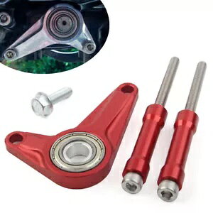 �V�t�g�M�A���o�[ �V�t�^�[ �X�^�r���C�U�[ ���b�h �z���_ Grom MSX 125/SF 2020-2022�p Shifting Gear Lever Shifter Stabilizer Red For Honda Grom MSX 125/SF 2020-2022 �y���s�A���i�z