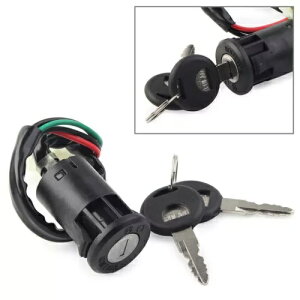 I[goCZLeB 4 C[COjbVXCb`bN 2 L[Zbgz_ CG125 p Motorcycle Security 4 Wires Ignition Switch Lock w 2 Keys Set for Honda CG125