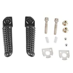 yA ubN 㕔ȃtbgyO tbgXg }n YZF R1 2002-2012 & R6 ɓK Pair Black Rear Passenger Foot Pegs Footrests Fit Yamaha YZF R1 2002-2012 & R6