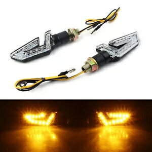 2x 15 LED jo[TI[goC LED Ao[^[VOiCgECJ[CWP[^[ 2x 15 LEDS Universal Motorcycle LED Amber Turn Signal Light Blinker Indicator