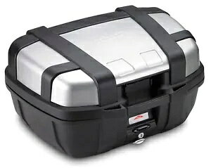 GIVI gbJ[P[X 52L gbv{bNX TRK52N gbvP[X GIVI QbWP[X A~ GIVI TREKKER CASE 52L TOP BOX TRK52N TOP CASE GIVI LUGGAGE CASE Aluminium