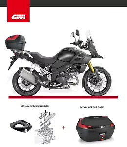 SUZUKI DL1000 V-STROM 2015 GIVI B47 BLADE gbv{bNXP[X + SR3105M bN + v[g SUZUKI DL1000 V-STROM 2015 GIVI B47 BLADE TOP BOX case + SR3105M RACK + PLATE