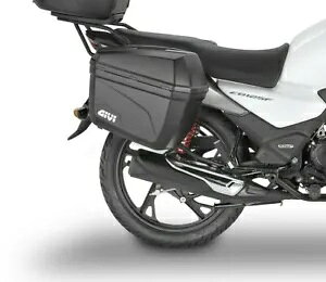 �z���_ CB125F 2023 �p�j�A�Z�b�g GIVI PL1184 ���b�N + E22N �p�j�A CB 125 F �p�j�A Honda CB125F 2023 Pannier Set GIVI PL1184 Rack + E22N Panniers CB 125 F panniers �y���s�A���i�z