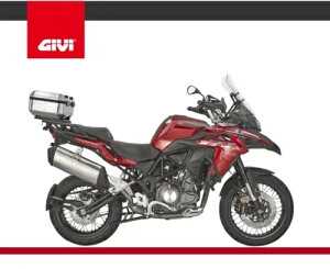 BENELLI TRK502 X 2019 �g�b�v�{�b�N�X�Z�b�g GIVI TREKKER DOLOMITI 30L �P�[�X + ���b�N�v���[�g BENELLI TRK502 X 2019 TOP BOX SET GIVI TREKKER DOLOMITI 30L Case + RACK PLATE �y���s�A���i�z