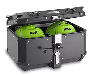 GIVI �g���b�J�[�P�[�X 58L �g�b�v�{�b�N�X�P�[�X OBKN58B + R1250GS ADVENTURE 22 + SRA5112 ���b�N GIVI TREKKER CASE 58L TOP BOX CASE OBKN58B + R1250GS ADVENTURE 22 + SRA5112 RACK �y���s�A���i�z