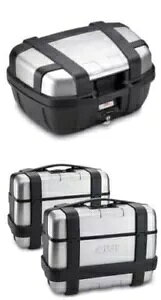 GIVI gbJ[ oCN pjA 3 X P[X (2 x 33L & 1 x 52L) gbJ[ A~jE P[X GIVI TREKKER MOTORCYCLE PANNIERS 3 X CASES (2 x 33L & 1 x 52L) TREKKER ALU CASES