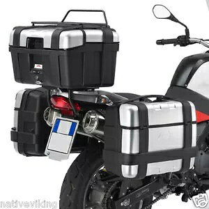 BMW F650GS 3 x GIVI TREKKER P[X pjA 3 P[X ZbgAbv givi E194 + PL690 f 650 BMW F650GS 3 x GIVI TREKKER case panniers 3 CASE SET UP givi E194 + PL690 f 650