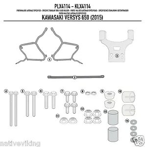 GIVI PLX4114 PANNIER RACK V35^TChP[XpjAp KAWASAKI VERSYS 650 15 GIVI PLX4114 PANNIER RACK for V35 type side case panniers KAWASAKI VERSYS 650 15