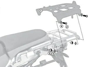 BMW R1200GS Ahx`[ 2007 GIVI SRA5102 A~jE A bN v[g mL[p BMW R1200GS ADVENTURE 2007 GIVI SRA5102 ALUMINIUM REAR RACK PLATE for MONOKEY