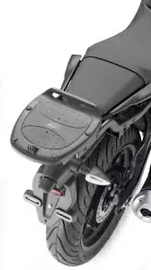 GIVI ���}�n MT 125 2020 ���Q�b�W�g�b�v�{�b�N�X���b�N �u���b�N SR2166 ���m���b�N�v���[�g�t�� Givi SR2166 YAMAHA MT 125 2020 Luggage TOP BOX RACK Black with MONOLOCK plate �y���s�A���i�z