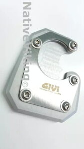 GIVI ES7713 KTM 1290 SUPER ADVENTURE R 21 �T�C�h�X�^���h ���C�h�T�|�[�g�t�b�g �A���~/�C�m�b�N�X GIVI ES7713 KTM 1290 SUPER ADVENTURE R 21 SIDE STAND WIDE SUPPORT FOOT alu/inox �y���s�A���i�z