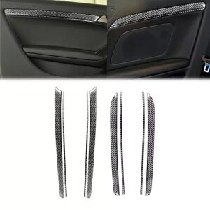 Yf@ێԂ̃hApl`gJo[AEfB A5 2008-2016 Carbon Fiber Car Door Panel Moulding Trim Cover For Audi A5 2008-2016