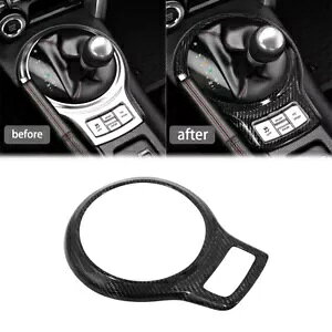 MAVt^[plgg^ GT86 TCI FR-S Xo BRZ AJ[{t@Co[ Gear Shifter Panel Trim For Toyota GT86 Scion FR-S Subaru BRZ Real Carbon Fiber