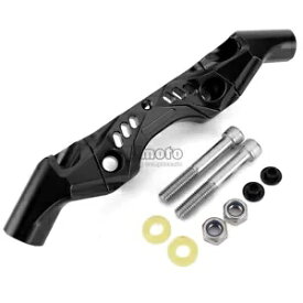 トップトリプルクランプハンドルバーアダプター Kawasaki Ninja 650 2017-2023 ブラック Top Triple Clamp Handlebar Adapter For Kawasaki Ninja 650 2017-2023 Black