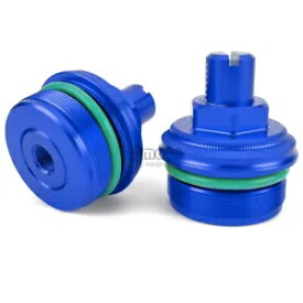プリロードアジャスターフォークボルトネジヤマハ Yzf-R3 ヤマハ MT-03 2019-2023 ブルー Preload Adjuster Fork Bolt Screw For Yamaha Yzf -R3 Yamaha MT-03 2019-2023 Blue