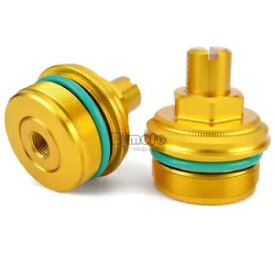 プリロードアジャスターフォークボルトネジヤマハ Yzf-R3 ヤマハ MT-03 2019-2023 ゴールド Preload Adjuster Fork Bolt Screw For Yamaha Yzf -R3 Yamaha MT-03 2019-2023 Gold