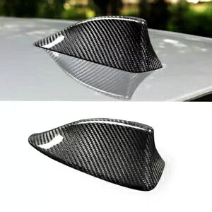 AJ[{t@Co[Aei[tӂЂLbvJo[ BMW 5 V[Y F10 F18 Real Carbon Fiber Antenna Roof Shark Fin Cap Cover For BMW 5 series F10 F18