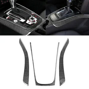 AJ[{t@Co[Z^[R\[MAVtgplJo[AEfB A5 S5 2008-2016 Real Carbon Fiber Center Console Gear Shift Panel Cover For Audi A5 S5 2008-2016