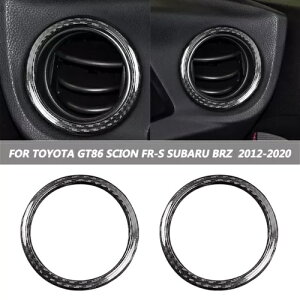 J[{t@Co[_bV{[hGAxgAEgbgJo[Xo BRZ g^ 86 TCI FR-S Carbon Fiber Dashboard Air Vent Outlet Cover For Subaru BRZ Toyota 86 Scion FR-S