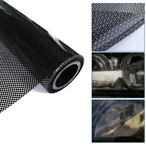Ԃ̃Ae[CgnjJXebJ[vJo[fJ[ANZT[ Black Car Rear Tail Light Honeycomb Sticker Auto Lamp Cover Decal Accessories