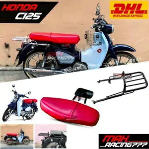 bhV[gubNAוbNz_X[p[Ju C125 2018-2023 RED REPLACEMENT SEAT BLACK REAR LUGGAG RACK FOR HONDA SUPER CUB C125 2018-2023