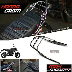 Ae[bNוT|[gN[obO{bNXz_O 125 MSX 2021-2022 REAR TAIL RACK LUGGAGE SUPPORT CHROME BAG BOX FOR HONDA GROM 125 MSX 2021-2022