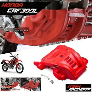 �X�L�b�h�v���[�g ���b�h�A���_�[�K�[�h�G���W�� �z���_ CRF 300 L 300L RX 21-2022�p SKID PLATE RED UNDER GUARD ENGINE FOR HONDA CRF 300 L 300L RX 21-2022 �y���s�A���i�z