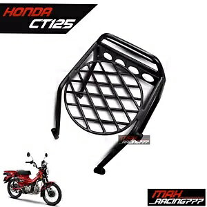 �w�b�h���C�g�K�[�h�t�����g���b�N�u���b�N�z���_ CT125 �g���C�� 125 �n���^�[ 2020-2024 �ɓK�� Headlight Guard Front Rack Black Fit For Honda CT125 Trail 125 Hunter 2020-2024 �y���s�A���i�z