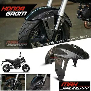 �t�����g�t�F���_�[ �J�[�{���t�@�C�o�[ �z���_ NEW Grom125 21-22 �������i FRONT FENDER CARBON FIBER HONDA NEW Grom125 21- 22 GENUINE PARTS �y���s�A���i�z