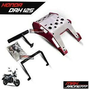 �z���_ DAX125 ST125 2023 �p �����X�L�b�h�v���[�g �A���_�[�K�[�h �G���W�� [���b�h] GENUINE SKID PLATE UNDER GUARD ENGINE FOR THE HONDA DAX125 ST125 2023 [RED] �y���s�A���i�z
