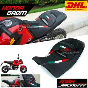pfAJ[{V[gXeb`ubN MAX777 z_ GROM125 2021-23 ɓK REPLACEMENT DUAL CARBON SEAT STITCH BLACK MAX777 FIT FOR HONDA GROM125 2021-23