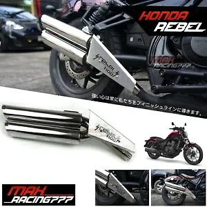 _uGL][Xg}t[pCvLbgN[tBbgz_x CMX 1100 2021-2024 DOUBLE EXHAUST MUFFLE PIPE KIT CHROME FIT FOR HONDA REBEL CMX 1100 2021-2024