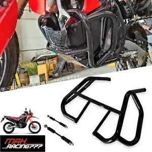 �N���b�V���o�[�v���e�N�^�[ �G���W���K�[�h�t���[�� �u���b�N �z���_ CRF 300 �����[ 2020-2022�p CRASH BAR PROTECTOR ENGINE GUARD FRAME BLACK FOR HONDA CRF 300 RALLY 2020-2022