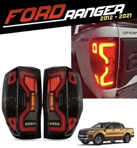 �e�[�������v�X���[�N LED �V�O�} 2022 �X�^�C���t�H�[�h�����W���[ 2012-2021 ��K���č������W���[ Tail lamp Smoke LED Sigma 2022 Style For Ford Rnger 2012-2021 NOT FIT USA RANGER
