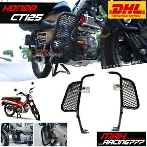 GWK[h NbVo[ ubN tBbg z_ CT125 gC 125 n^[Ju Vi 2020-2022 Engine Guard Crash Bar Black Fit Honda CT125 Trail 125 Hunter Cub New 2020-2022