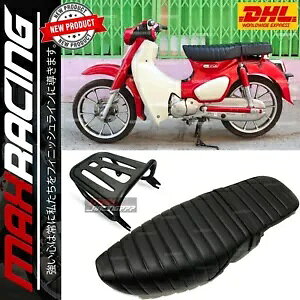 V[gO + bNpוubNtBbgz_X[p[Ju C125 18-23 SEAT LONG+RACK REPLACEMENT LUGGAGE BLACK FIT FOR HONDA SUPER CUB C125 18-23
