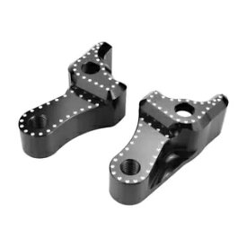 2 インチ ロワリング ブロック キット ブラック ハーレー ストリート ロードキング エレクトラグライドに適合 2 Inch Lowering Blocks Kit Black fits For Harley Street Road King Electra Glide