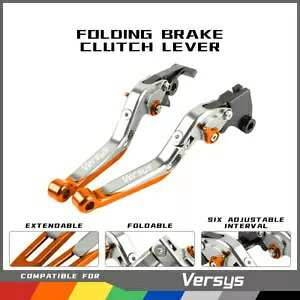 \Ȋg CNC ܂肽݃u[LNb`o[ KAWASAKI VERSYS 650 06-08 ɓK Adjustable Extend CNC Folding Brake Clutch Levers Fit KAWASAKI VERSYS 650 06-08