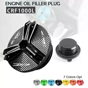 I[goC̃GWICvOTvJbvtB[LbvlWz_ CRF1000L 16-19 Motorcycle Engine Oil Plug Sump Cup Filler Cap Screws for HONDA CRF1000L 16-19