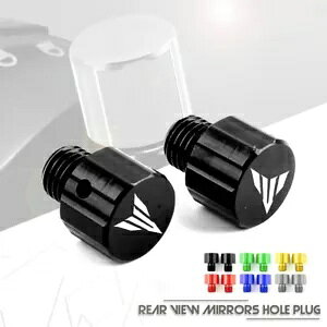 M10X1.25 CNC ~[vOXN[Lbv}n MT09 FZ09 07 MT10 M10X1.25 CNC Mirror Hole Plugs Screw Caps For YAMAHA MT09 FZ09 07 MT10