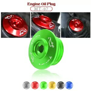 �G���W���t�B���^�[�L���b�v�v���O�t�B���[�J�o�[�l�W�i�b�g���}�nMT07 FZ07�g���[�T�[/GT�ɓK�� Engine Filter Cap Plug Filler Cover Screw Nut fit for YAMAHA MT07 FZ07 TRACER/GT �y���s�A���i�z