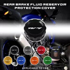 Au[LtU[o[Nb`ICJbvLbv}n YZF R1 R1M R1S 1000 Rear Brake Fluid Reservoir Clutch Oil Cup Cap For YAMAHA YZF R1 R1M R1S 1000