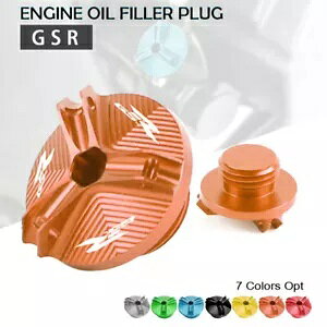 I[goC̃GWICvOTvJbvtB[LbvlWXYL GSR 600 750 Motorcycle Engine Oil Plug Sump Cup Filler Cap Screws for Suzuki GSR 600 750