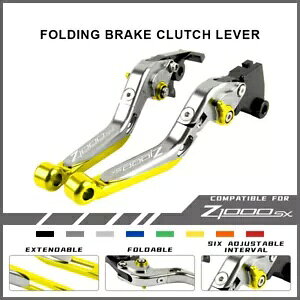 \Ȋg CNC ܂肽݃u[LNb`o[ KAWASAKI Z1000SX 11-16 ɓK Adjustable Extend CNC Folding Brake Clutch Levers Fit KAWASAKI Z1000SX 11-16