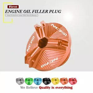 I[goC̃GWICvOTvJbvtB[LbvlWz_ NC750 S/X NC700 Motorcycle Engine Oil Plug Sump Cup Filler Cap Screws for HONDA NC750 S/X NC700