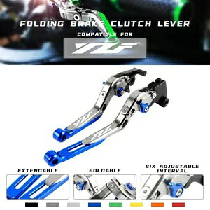 CNC ܂肽݃u[LNb`o[𒲐A}n YZF R1/R1M 15-22 YZF-R6 17-20 ɓK܂B Adjust CNC Folding Brake Clutch Levers Fit YAMAHA YZF R1/R1M 15-22 YZF-R6 17-20