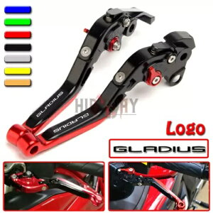 I[goC܂肽݃u[LNb`o[XYL SFV650 OfBEX 2009-2015 Motorcycle Folding Brake Clutch Levers For Suzuki SFV650 GLADIUS 2009-2015