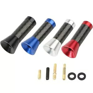 3.5 Z`[gԂ̃J[{t@Co[lWA~V[gAeilWtLbgANZT[Lbg 3.5cm Car Carbon Fiber Screw Aluminum Short Antenna w/screws Kit Accessories Kit